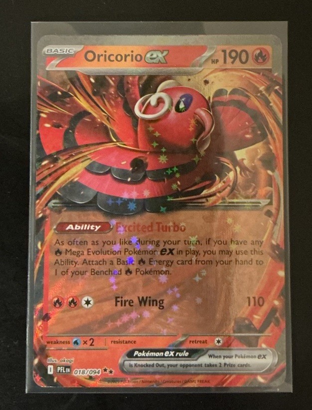 Oricorio ex  018/094 Phantasmal Flames Pokemon TCG NM