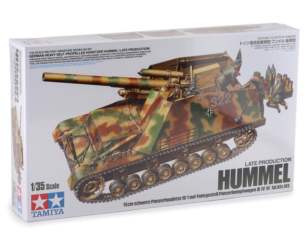 Tamiya German Howitzer Hummel Heavy 1/35 Model Tank Kit (Late