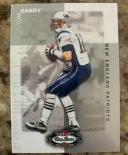 TOM BRADY NEW ENGLAND PATRIOTS 2002 Fleer Box Score Card #22