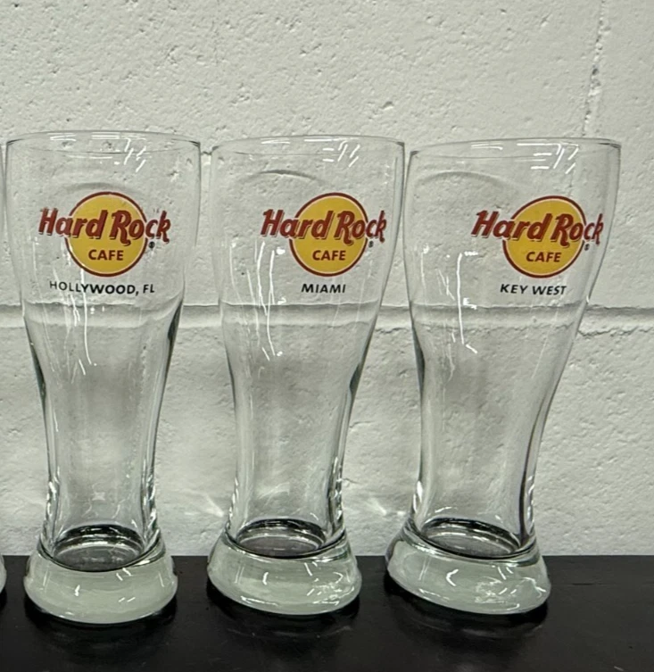 Hard Rock Café Beer Glass for sale | eBay