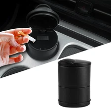 Car Ashtray with Lid, Smell Proof Windproof Detachable Auto Truck Ashtray, Smoke