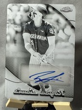 2025 Topps Chrome Update Chromeography Royce Lewis Black Printing Plate Auto 1/1