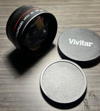 Vivitar HD4 MC AF 2.2X Telephoto Converter High Definition Lens w/ Caps