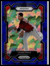 2024 Panini Prizm #295 Caden Grice Blue Ice Prizms