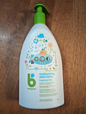 Babyganics moisturizing daily lotion fragrance free 17 Fl oz Pump New old Stock