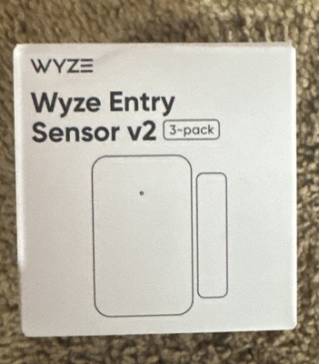 Wyze Entry Sensor V2 - 3-pack - WSES2-3PK - Home Security System - Open Box
