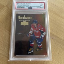 VERY RARE 2012-13 Fleer Retro Alex Ovechkin Championship Hardware #19CH PSA 9