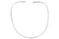 Silbermoos Damen Reif Omega Halskette Tonda Halsring Sterling Silber 925