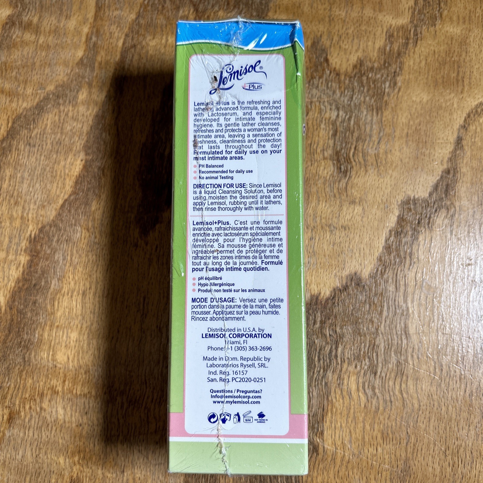 Lemisol Plus Gentle Daily Cleanser Origl Refreshing Formula 16oz Feminine Wash