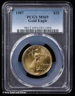 1987 $25 1/2 oz American Gold Eagle PCGS MS 69 | Uncirculated UNC BU