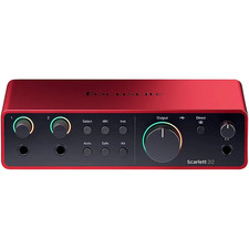 Focusrite Scarlett 2i2 USB-C Audio Interface Gen 4 Scarlett 2i2 4g