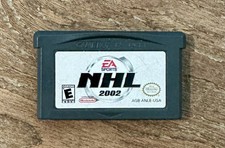 GBA NHL 2002 Hockey Nintendo Game Boy Advance Authentic Cartridge