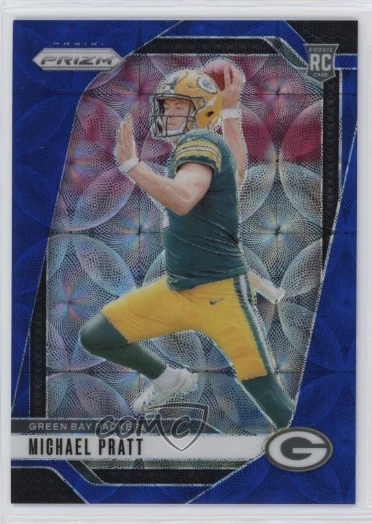 2024 Panini Prizm Rookies Choice Blue Prizm 8/14 Michael Pratt #379 0m89