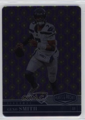 2023 Panini Plates & Patches Metal Vector 7/35 Geno Smith #89 1b16