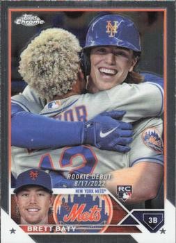 Brett Baty 2023 Topps Chrome Update #USC10 New York Mets