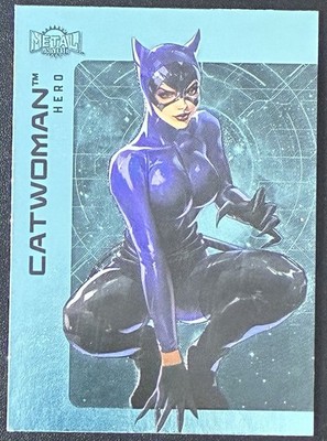 2025 Upper Deck Batman Metal Catwoman (Selina Kyle) Aqua FX #29