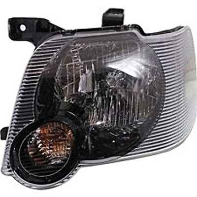 Fits 06-10 Explorer; 07-10 Explorer Sport Trac Left Headlamp Assm w/Smoked Lens