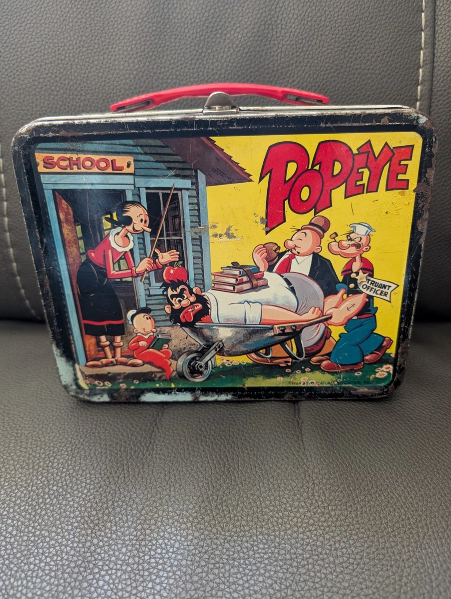 Popeye Lunch Box Indiana Collectible Metal Lunchboxes (Pre-1970