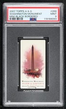 2007 Topps Allen & Ginter's Mini Black Border Washington Monument PSA 9 MINT 8nf