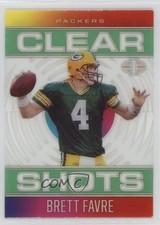 2021 Panini Illusions Clear Shots Emerald Brett Favre #CS-11 HOF 0qo7