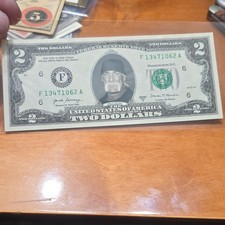 Hulk Hogan $2 Novelty Banknote Series 2017A Uncirculated Note F13471062A
