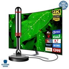 2026 Indoor HDTV Antenna - Long Range, 360  Reception, 4K/1080P, Easy Setup