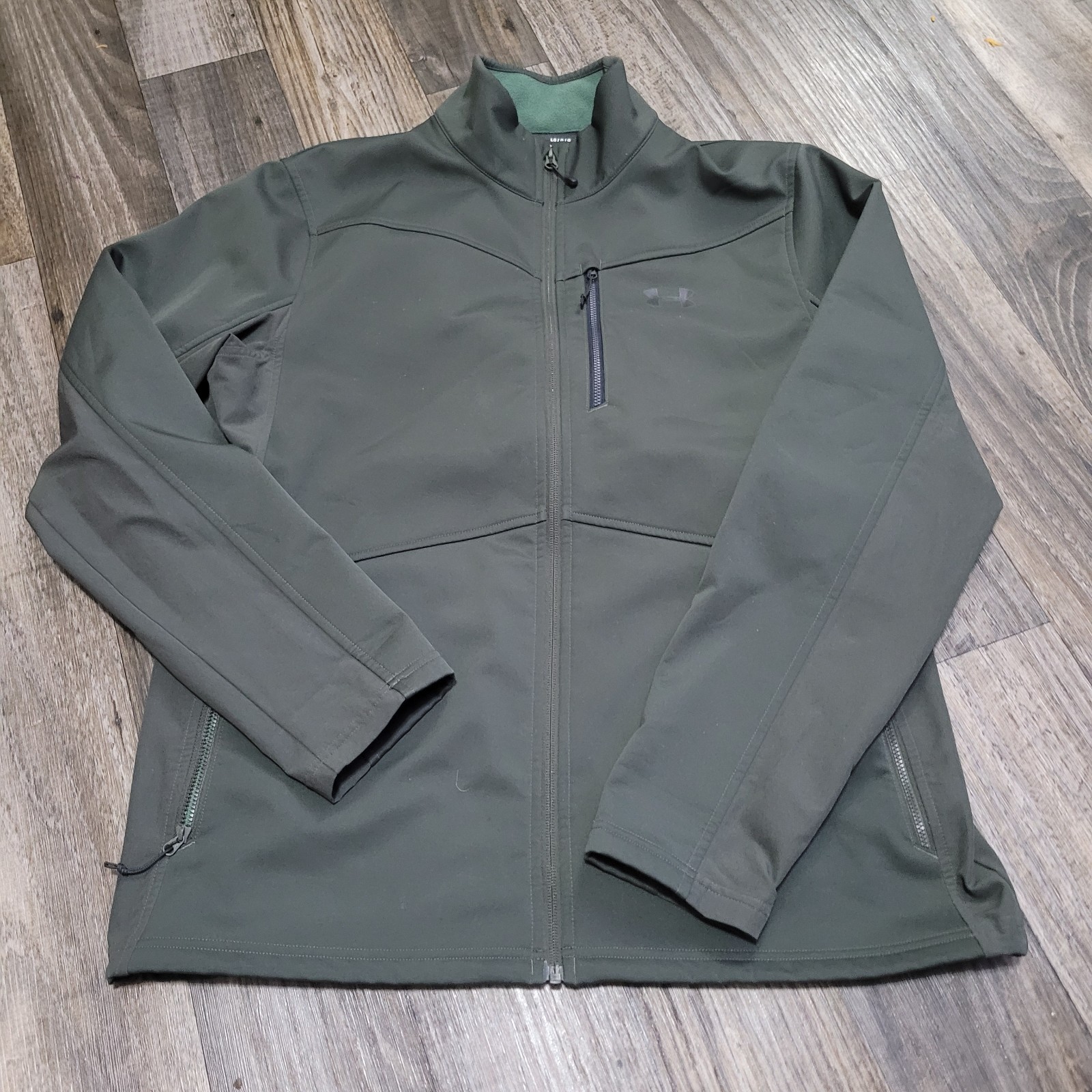UNDER ARMOUR Infrared ColdGear Storm Thermal Fitted Green Ja