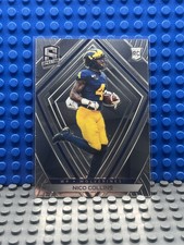 2021 Panini Chronicles Spectra Nico Collins RC #299 Michigan Wolverines