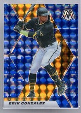 * 2021 Panini Mosaic - Blue Camo #114 - ERIK GONZALEZ