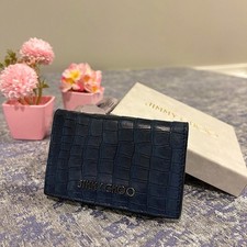 NWT JIMMY CHOO Croc Print Cardholder