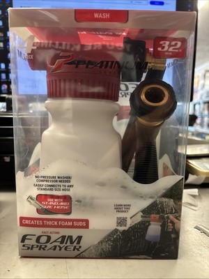 platinum series fast acting foam sprayer