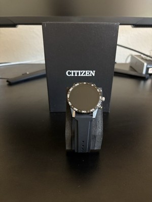 Citizen CZ Smart Black Silicone Strap Smartwatch MX0007-59X