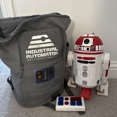 Disney Star Wars Galaxy's Edge Droid Depot Custom R2-D2 Einheit rot/weiß und Tasche