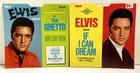 Lot of 2 Elvis Presley Picture Sleeves - In the Ghetto / If I Can Dream - F2