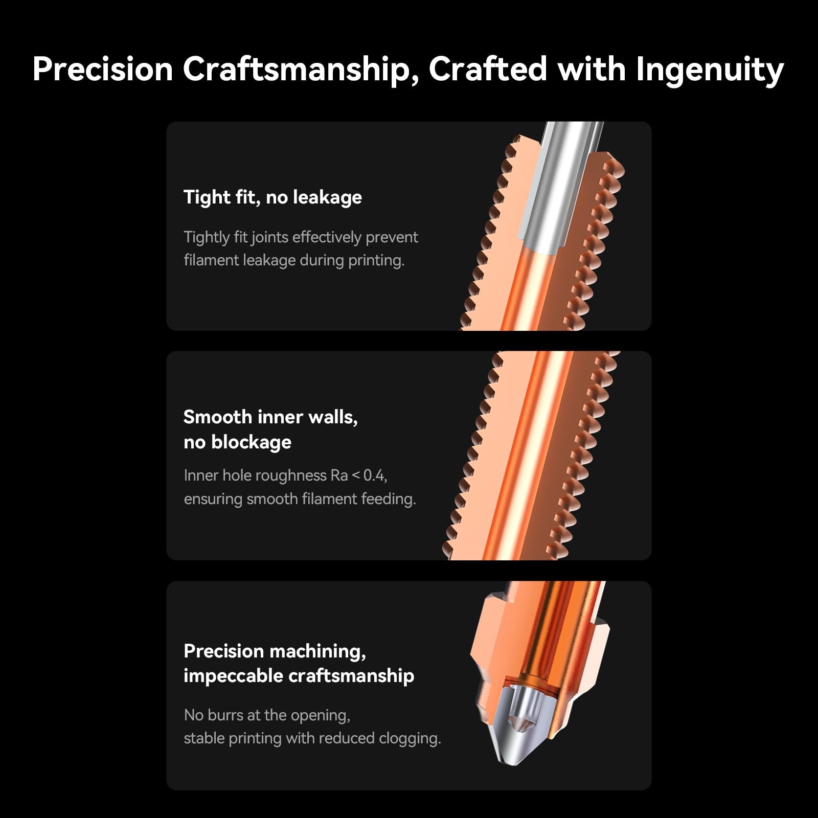 Ceramic Heating Block Quick-Swap Nozzle High Flow For Ender-3 V3 SE KE 300C