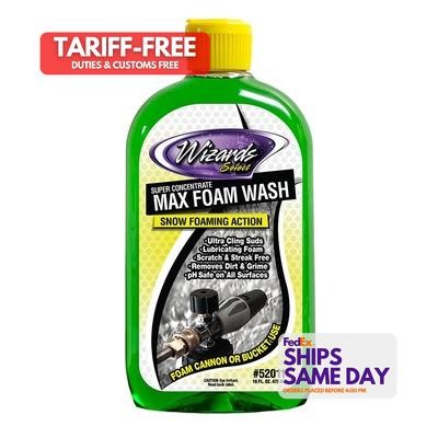 Wizard 52011, One Max Foam Wash 16 Oz Aftermarket High Performance Racing Part