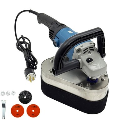 220V Handheld Three Head Dust-free Grinding Machine with Speed Regulator