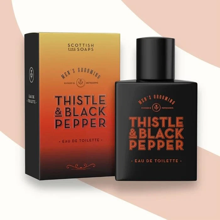 SCOTTISH FINE SOAPS COMPANY Men's Eau De Toilette Thistle & Black Pepper Scottish Fine Soaps 50ml - 100ml