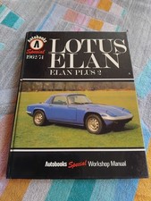 Lotus Elan Owners Workshop Manual 1962-1974 VGC 1600 Series 1 2 3 4 Plus 2 2S +2