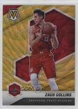 2020-21 Panini Mosaic Mosaic Gold Wave Prizm Zach Collins #154 0nr3