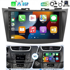 DAB+ CarPlay Android 15 Autoradio GPS Navi Für Suzuki Swift IV NZ FZ 2011-2017