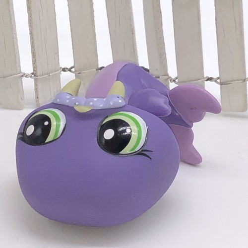 Littlest Pet Shop Authentic # 1119 Purple Brown Walrus Blue Eyes - Picture 3 of 4