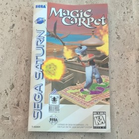 Magic Carpet (Sega Saturn, Bullfrog) CIB w manual, Authentic, Tested. 