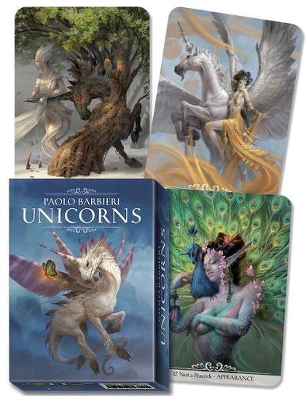 Barbieri Unicorns Oracle by Rachel Paul and Paolo Barbieri (2020, Cards,Flash Cards)