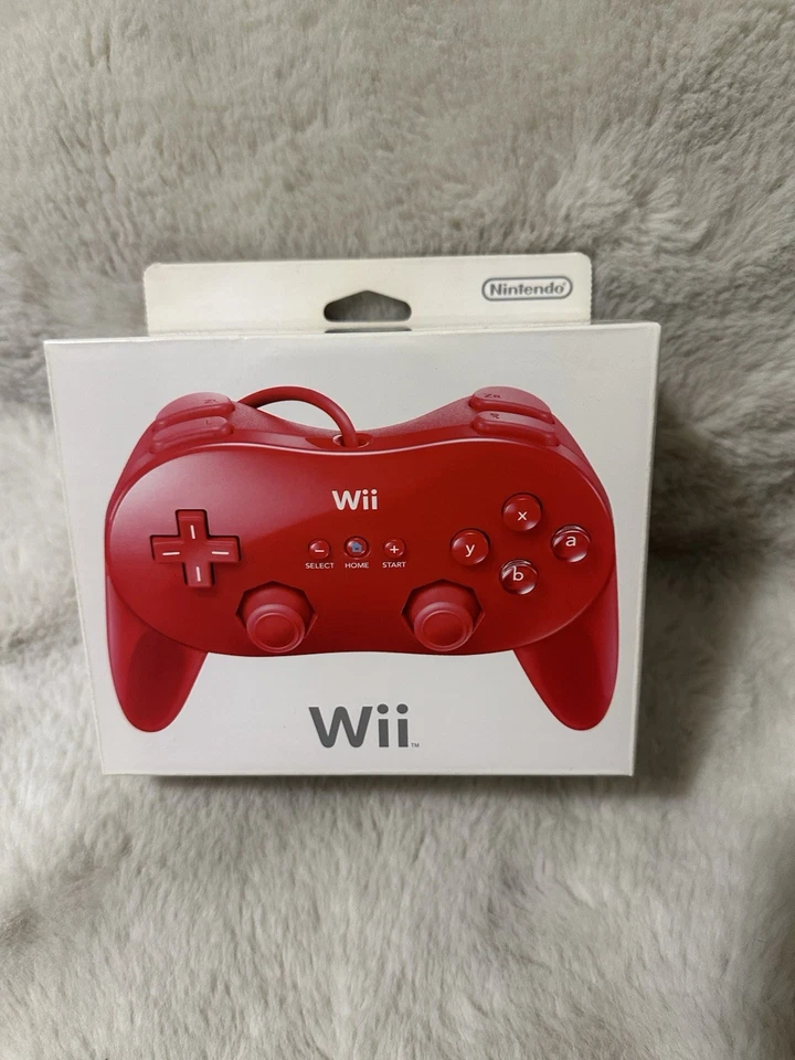 Nintendo Wii - Original Classic Pro Red - B58 - Photo 1/2