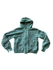 All In Motion Full Zip Teal Blue Jacket Sweatshirt Girls Size XL X-Large VGUC