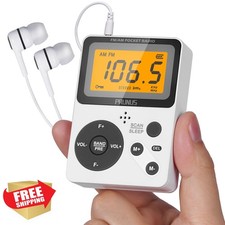 PRUNUS J-159 Portable AM FM Radio Stereo Earphone Battery