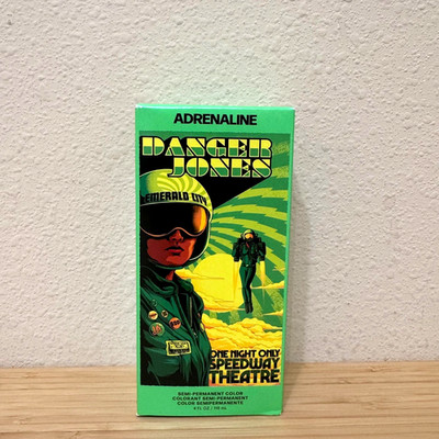 Danger Jones Semi Permanent Hair Color - Adrenaline - Neon Green, 4 oz