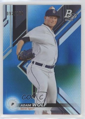 2019 Bowman Platinum Wal-Mart Top Prospects Blue Foil /150 Adam Wolf #TOP-51 k5i