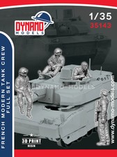 DYNAMO MODEL 35143 MODERN FORCES FRENCH MODERN TANK CREW FULL SET 4 FIGURES